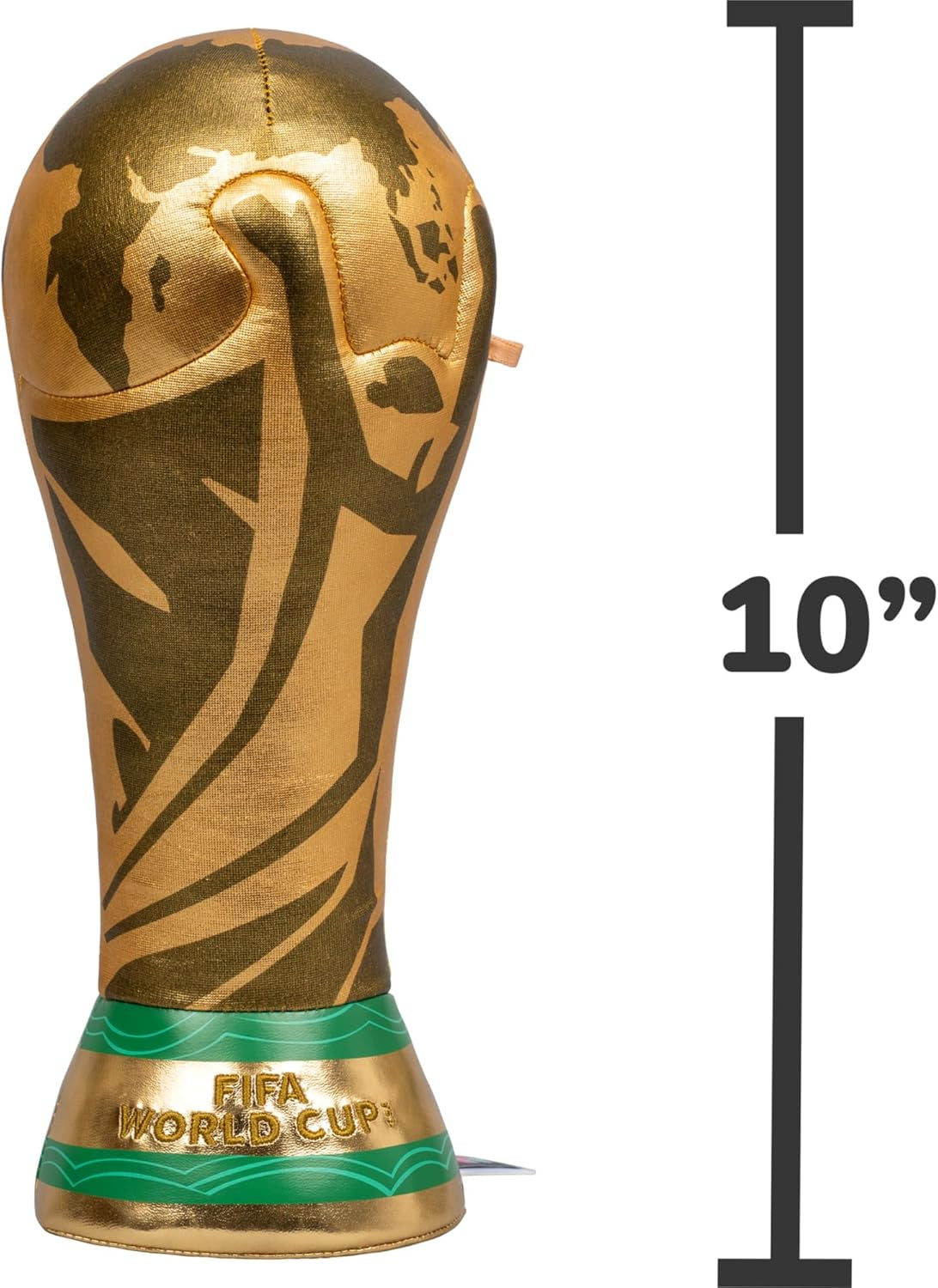 FIFA World Cup 2026 10-Inch Plush Trophy - Official 2026 World Cup Collectible - Ages 3+